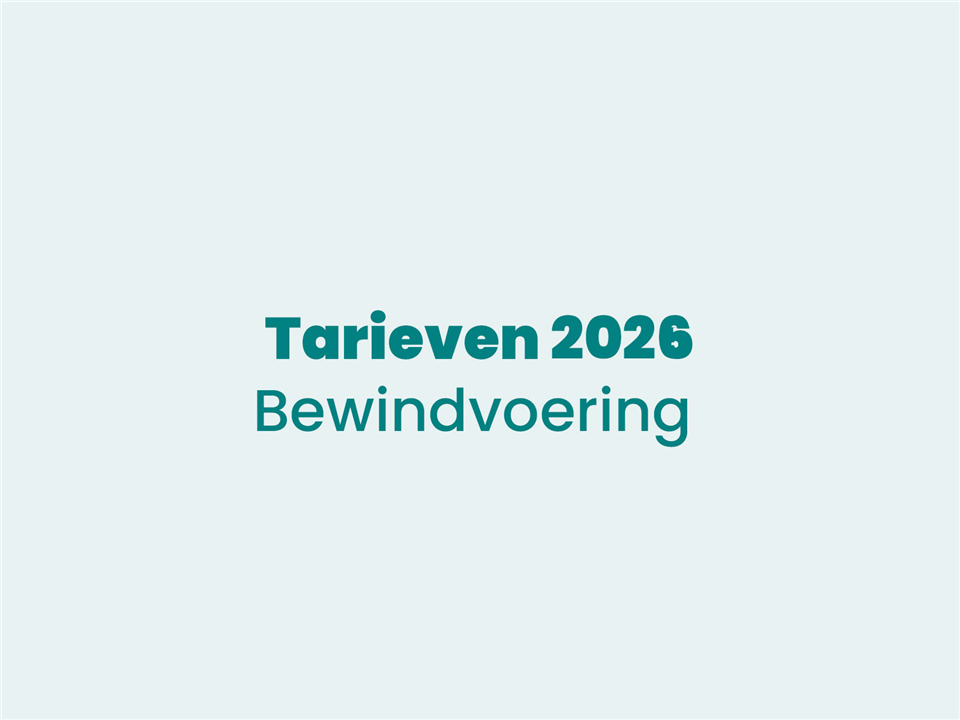 Tarieven bewindvoering per 2026